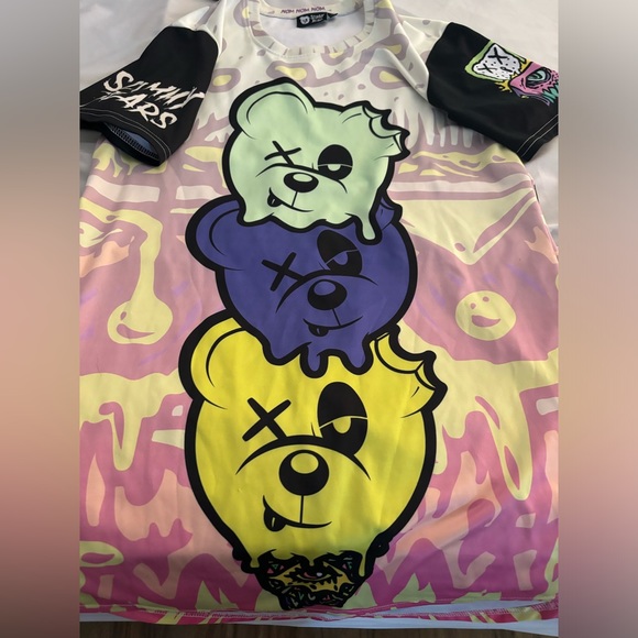 Scummy Bearz Ice Cream Cone long t-shirt - Picture 1 of 2